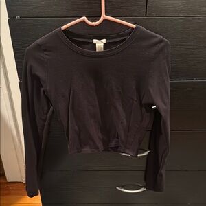 Urban Outfitters Black Long Sleeve Top